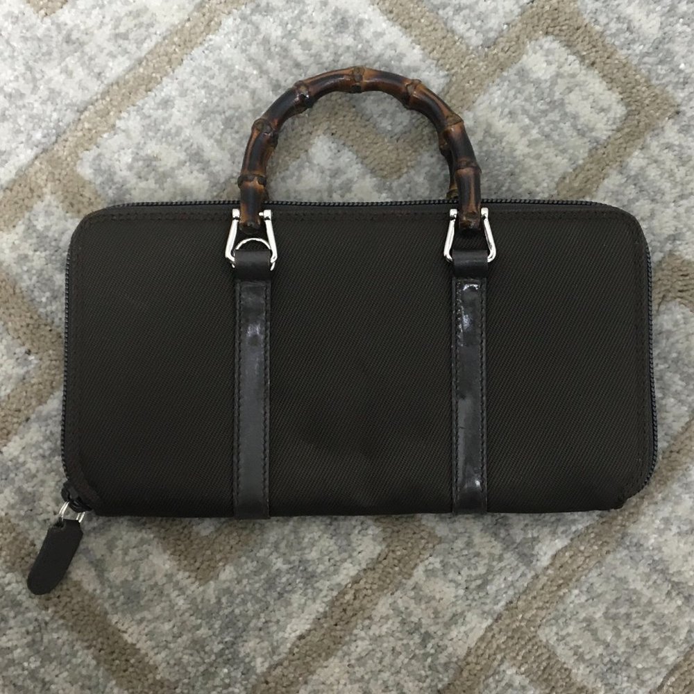 Vintage Gucci Bamboo Handle Wallet